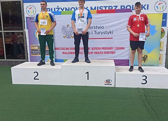 Jakub na podium