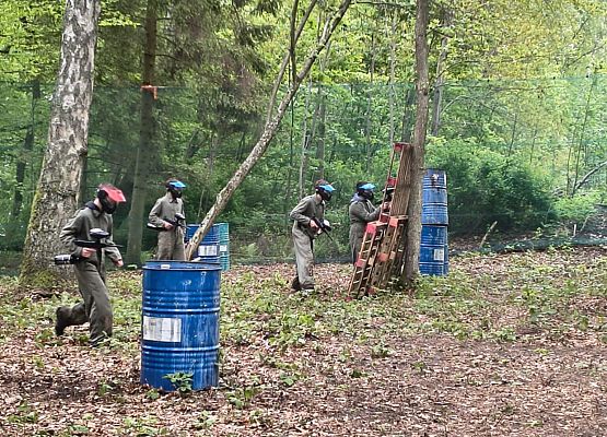 chłopcy Paintball