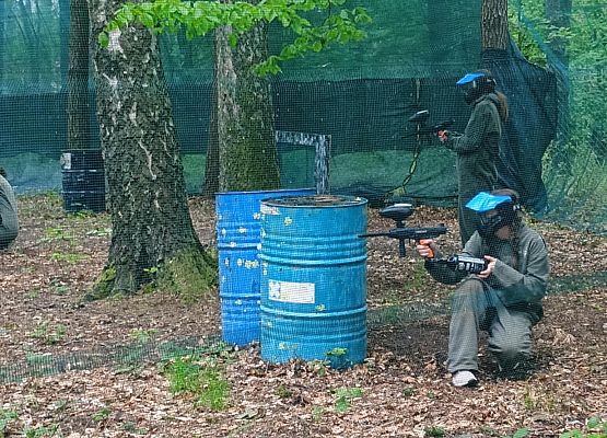 dziewczynki Paintball