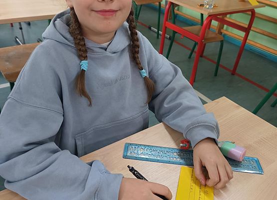 Zosia podczas konkursu