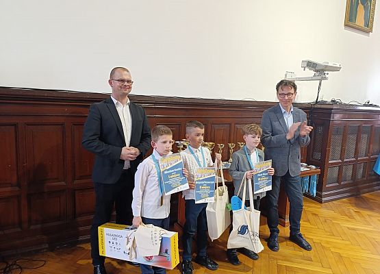 Nikodem i Krzysiu z nagrodami