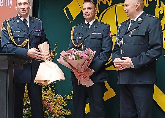 Przemówienie strażaków