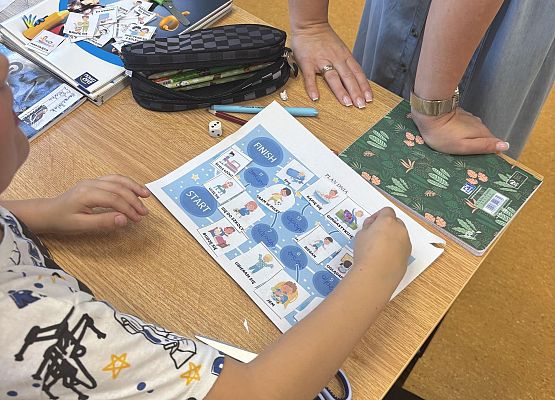 Marcel z Panią Dominiką