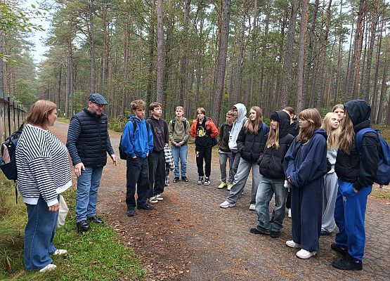 Pan Rafał Gajewski z naszą grupą