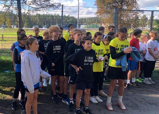 Zawodnicy przed startem