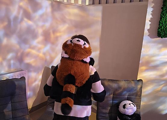 dziewczynka z maskotką