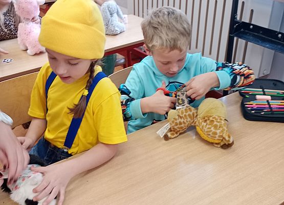 Grafika 16: Zajęcia weterynaryjne w klasie 1b