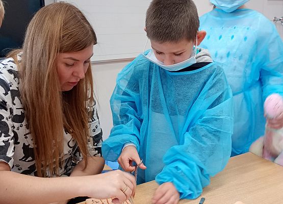 Grafika 8: Zajęcia weterynaryjne w klasie 1b