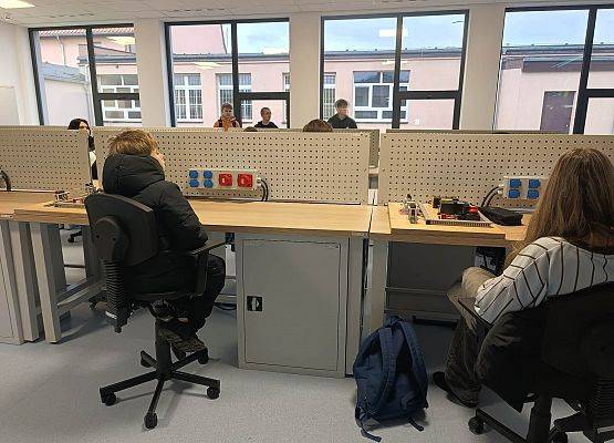 uczniowie w Branżowe Centrum Umiejętności