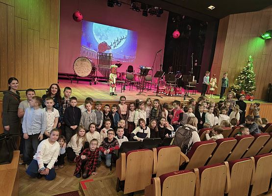 klasy 1a, 1b i 3b w Filharmonii