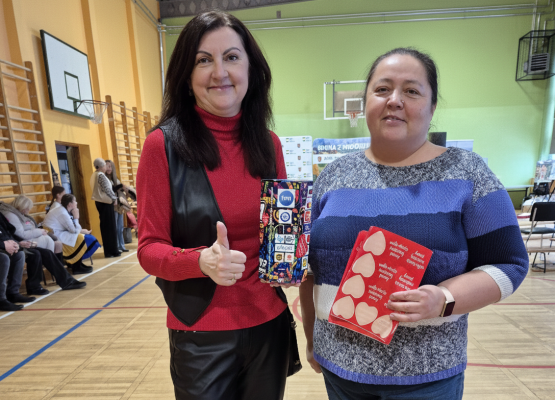 Pani Dyrektor z puszką WOŚP