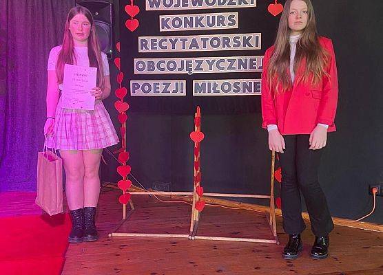 Uczennice po konkursie