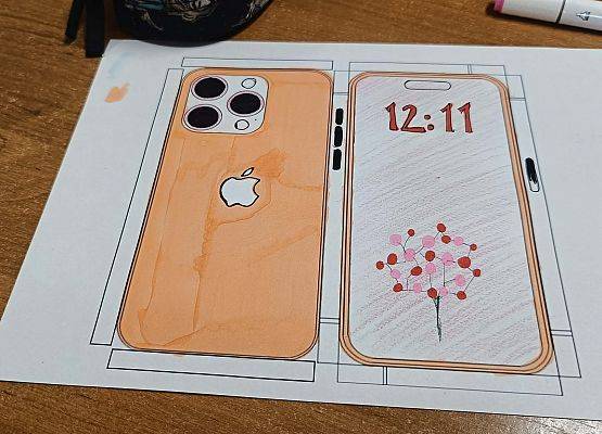 szablon pokolorowany