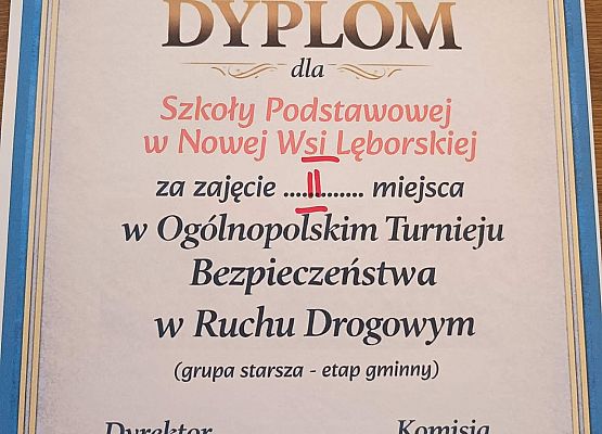 Grafika 1: Eliminacje gminne Ogólnopolskiego Turnieju Bezpieczeństwa w Ruchu Drogowym