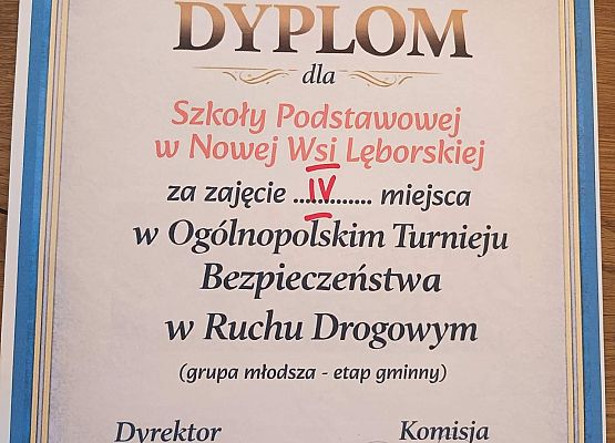 Grafika 2: Eliminacje gminne Ogólnopolskiego Turnieju Bezpieczeństwa w Ruchu Drogowym