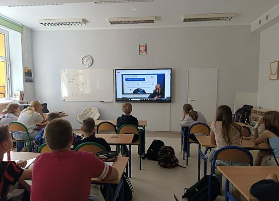 klasa 6 podczas lekcji