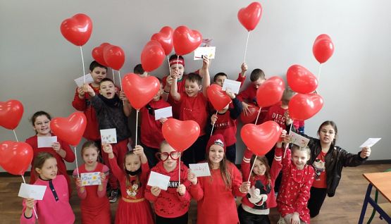 Grafika #5: Walentynki pełne życzliwości w klasie 3b