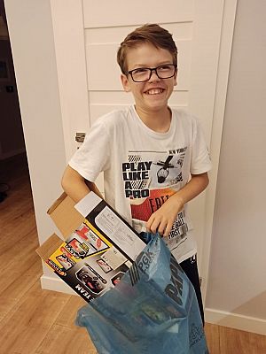 Nataniel P segreguje odpady