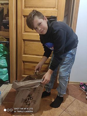 Norbert W segreguje bioodpady