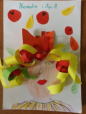 PANI JESIEŃ  - PRACA PLASTYCZNA