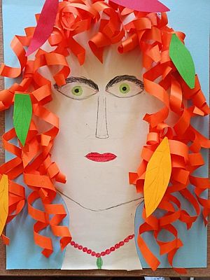 PANI JESIEŃ Z POMARAŃCZOWYMI WŁOSAMI