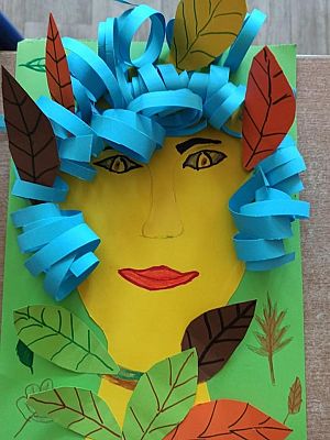 PANI JESIEŃ Z NIEBIESKIMI WŁOSAMI