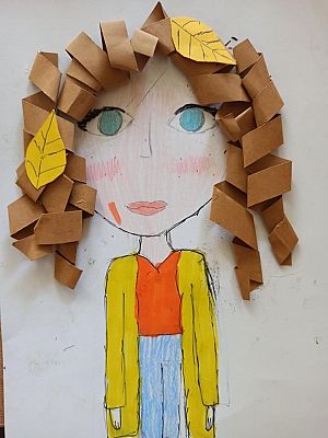 PANI JESIEŃ W SWETERKU