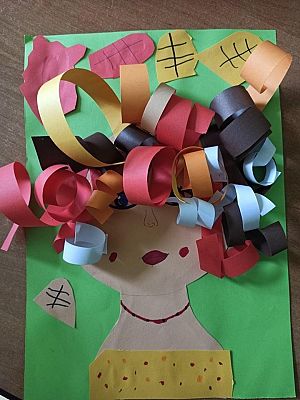 Burza loków na głowie Pani Jesień