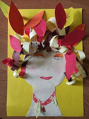 KOLOROWA PANI JESIEŃ - PRACA PLASTYCZNA