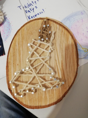 świeczka ze sznurka