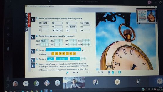  Grafika #7: Klasy III uczą się online