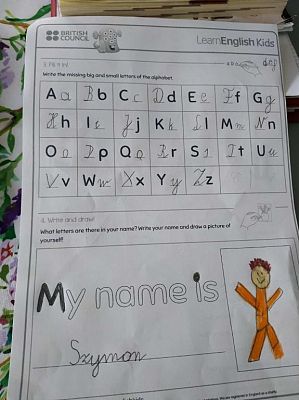  Grafika #3: Klasa pierwsza uczy się pilnie języka angielskiego