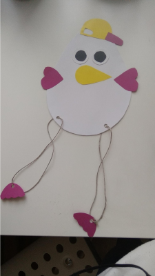  Grafika #12: Zdalna nauka - Wielkanocne Kurczaki prace klas 4-6