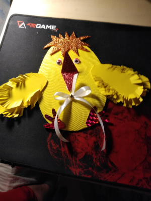  Grafika #13: Zdalna nauka - Wielkanocne Kurczaki prace klas 4-6