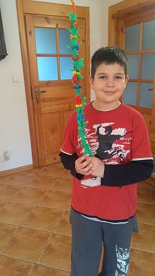  Grafika #2: Nauka zdalna i wielkanocne palmy klasy 3 b