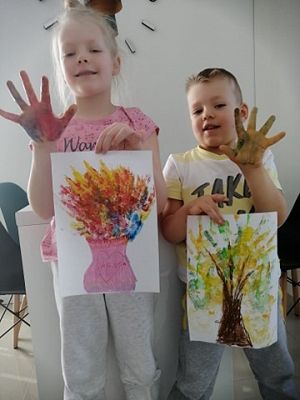  Grafika #0: Zdalne nauczanie dzieci z grupy 0 "b"