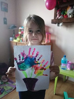  Grafika #15: Zdalne nauczanie dzieci z grupy 0 "b"