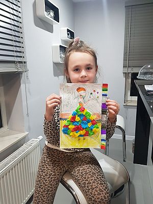  Grafika #18: Zdalne nauczanie dzieci z grupy 0 "b"