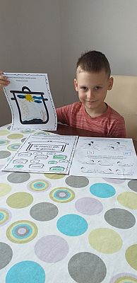  Grafika #11: Zdalne nauczanie dzieci z grupy 0 "b"