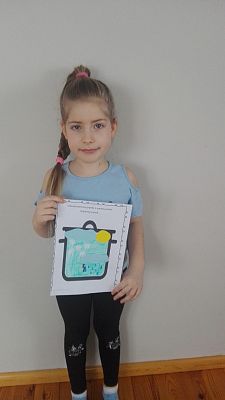  Grafika #17: Zdalne nauczanie dzieci z grupy 0 "b"