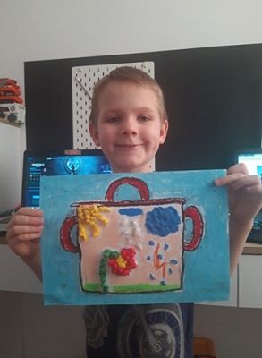  Grafika #10: Zdalne nauczanie dzieci z grupy 0 "b"