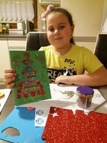  Grafika #5: "Pierwszaki wykonały kartki świąteczne dla seniorów"