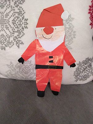 Grafika #1: " Mikołajkowo - gwiazdkowe prace plastyczne uczniów klas I "