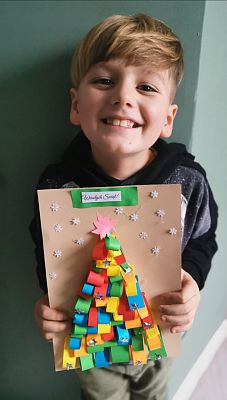 Grafika #6: " Mikołajkowo - gwiazdkowe prace plastyczne uczniów klas I "