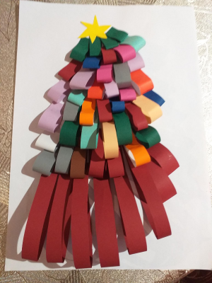 Grafika #9: " Mikołajkowo - gwiazdkowe prace plastyczne uczniów klas I "