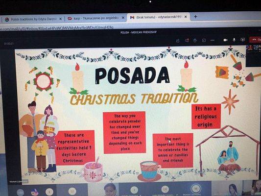  Grafika #4: Innowacja " Using English to communicate with our Mexican friends."