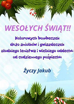 Grafika #1: Niebo ziemi, ziemia niebu, wszyscy wszystkim ślą życzenia