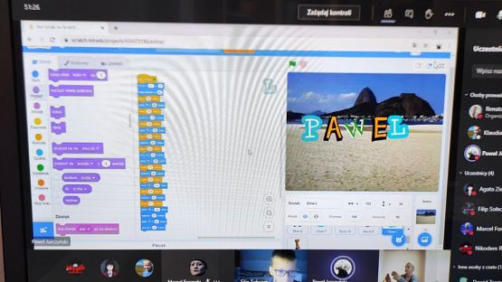  Grafika #4: Animujemy swoje imię w Scratch