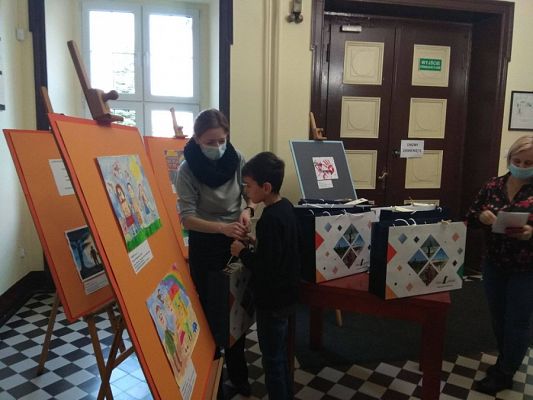 Grafika #0: Wyniki konkursu plastycznego "Bezpieczna rodzina"