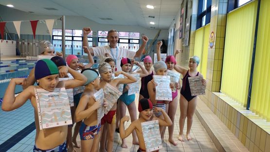  Grafika #6: Zajęcia z projektu "Umiem pływać" dla klas 3